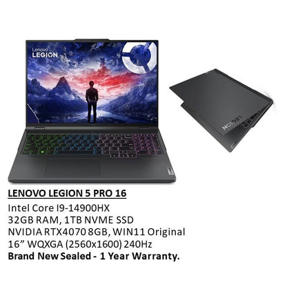 Lenovo, Legion 5 Pro 16Irx9 Gaming Laptop 83Df000Cus