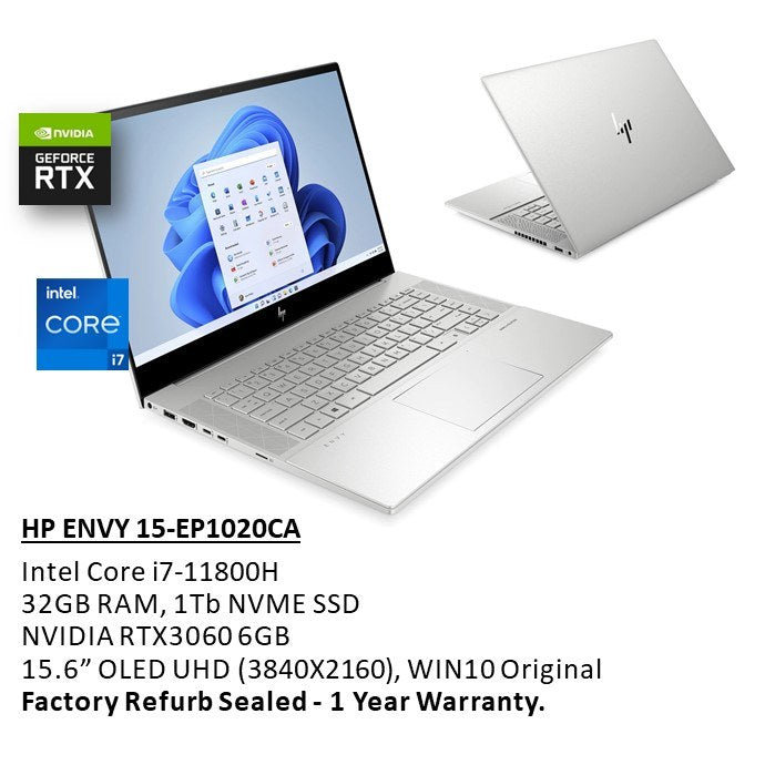 HP, Envy 15-Ep1020Ca Convertible Laptop 378U8Uar