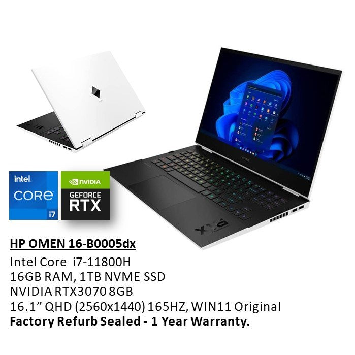 HP, Omen 16-B0005Dx Gaming Laptop 475N8Uar