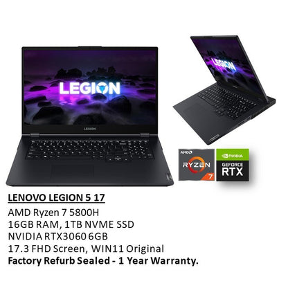 Lenovo, Legion 17Ach6H Gaming Laptop 82Jy009Dus
