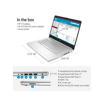 HP, 14-Dq2078Wm Laptop 6G4Z8Ua
