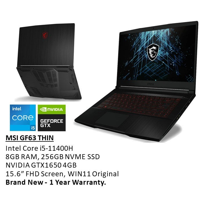 MSI, Gf63 Thin Gaming Laptop
