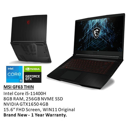 MSI, Gf63 Thin Gaming Laptop