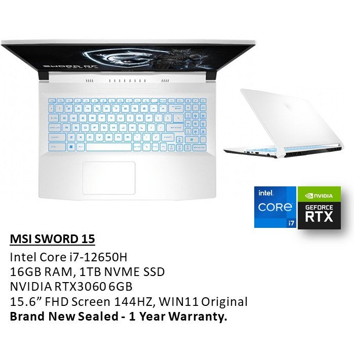 MSI, Sword 1512605 Gaming Laptop