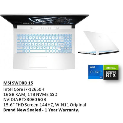 MSI, Sword 1512605 Gaming Laptop