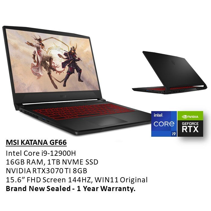 MSI, Katana Gf66 Gaming Laptop 12Ugsk-831