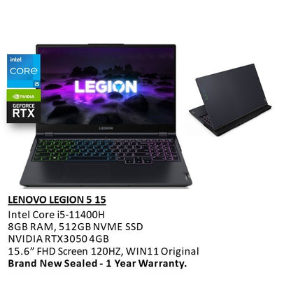 Lenovo, Legion 5 15Ith6H Gaming Laptop 82Jk00B9Us