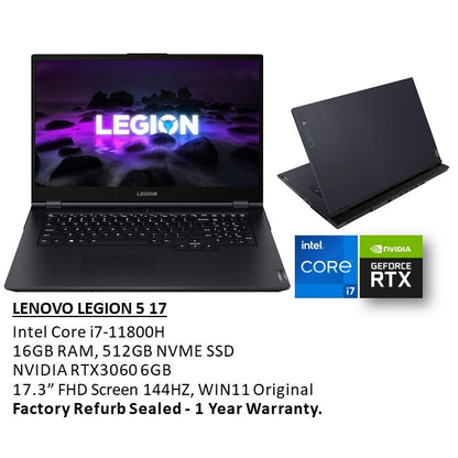 Lenovo, Legion 17Ach6H Gaming Laptop 82Jm0024Us