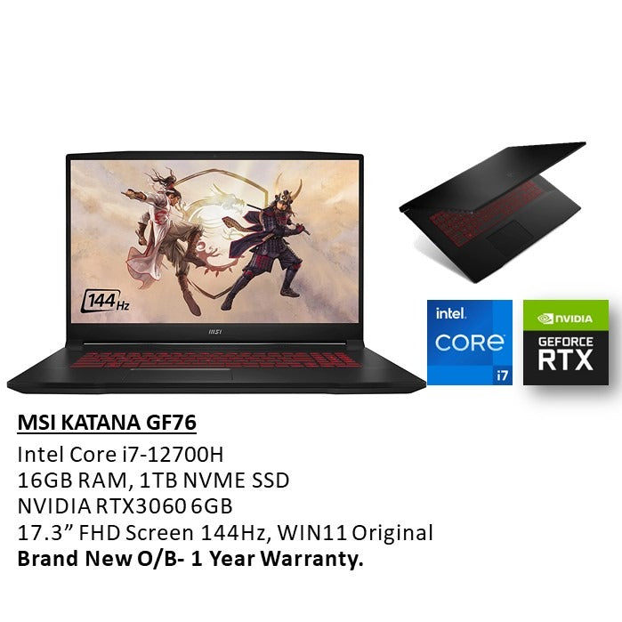 Msi, Katana Gf76 Gaming Laptop 9S7-17L322-235