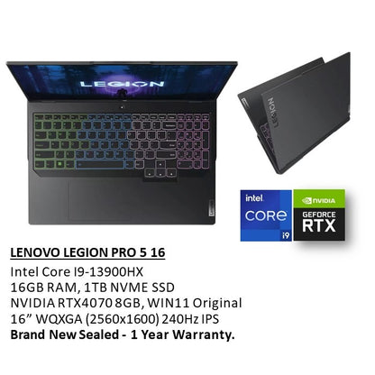 Lenovo, Legion 5 Pro 16Irx8 Gaming Laptop 82Wk006Aus