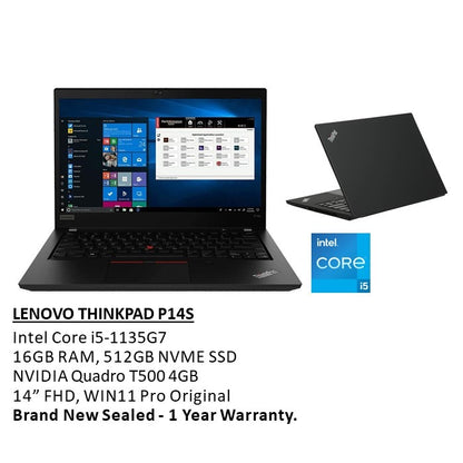 Lenovo, Thinkpad P14S Gen 2 Laptop 20Vx00Gtus