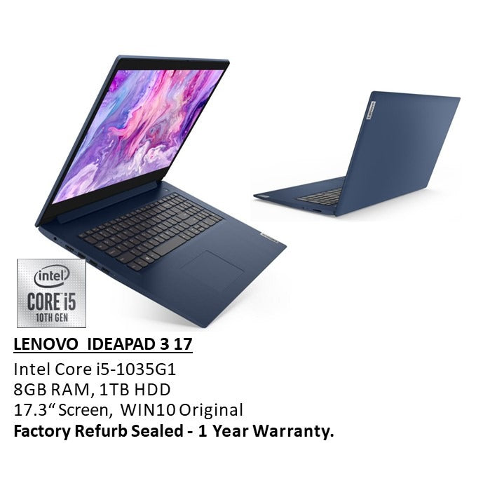 Lenovo, Ideapad 3 17Iil05 Laptop 81Wf004Dcf