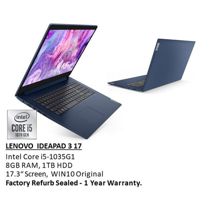 Lenovo, Ideapad 3 17Iil05 Laptop 81Wf004Dcf
