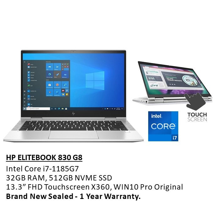 Hp, Elitebook 830 G8 Convertible Laptop 4T857Ec
