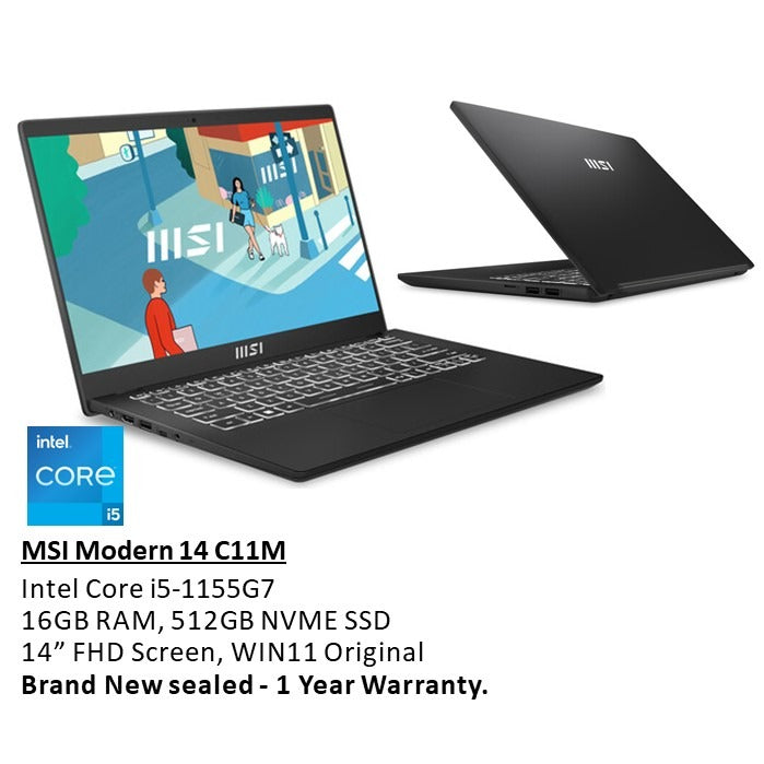 Msi, Modern 14 Ultra Thin Laptop C11M-068Us