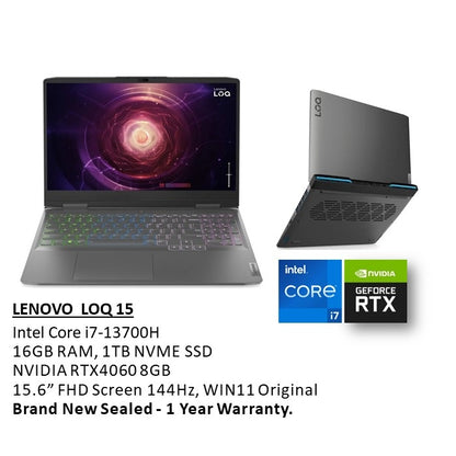 LENOVO, LOQ 15IRH8 Gaming Laptop 82XV00CBUS