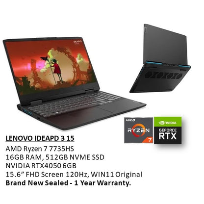 Lenovo, Ideapad 3 15Arh7 Laptop 82Sb00K9Us