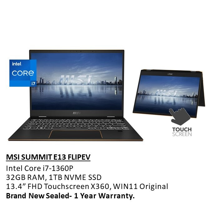 MSI, Summit E13 Flipevo Convertible Laptop A13Mt-234Us