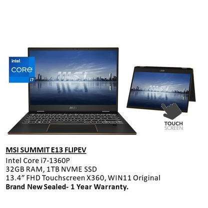 MSI, Summit E13 Flipevo Convertible Laptop A13Mt-234Us