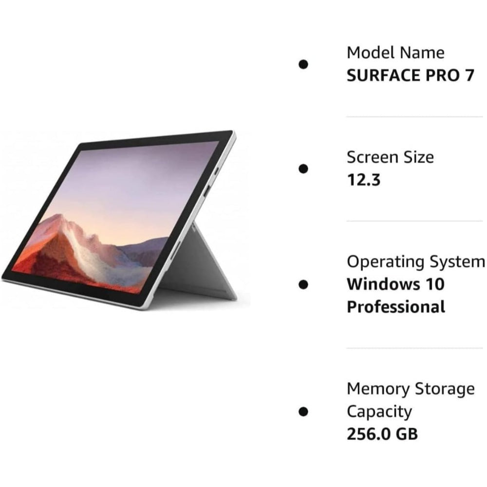 Microsoft, Surface Pro 7 Plus (2-In-1) Tablet And Laptop 1Y2-00001
