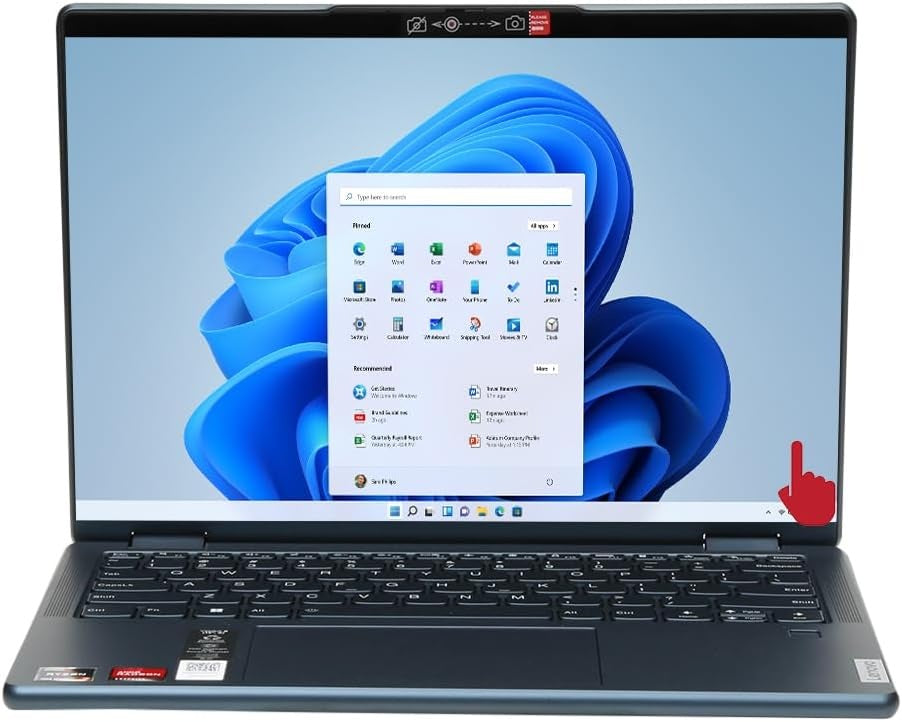 Lenovo, Yoga 6 13Abr8 Convertible Laptop 83B2001Wus