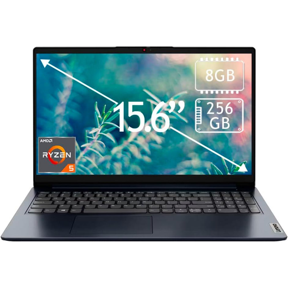 LENOVO Laptop IdeaPad 1 15AMN7 - AMD Ryzen 5, 8GB RAM, 256GB SSD NVME, 15.6 Inch FHD, 82VG00WXUS