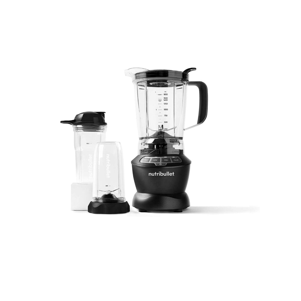NutriBullet Full-Sized Blender Combo 1000W, 9 Piece Set - Dark Grey, NBC-0910B