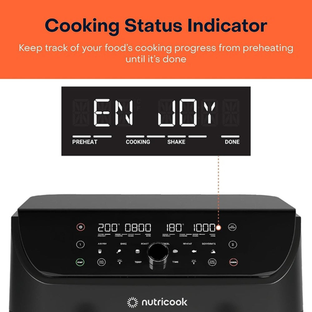 Nutricook Air Fryer Duo 2 Vision 8.5L, NC-AFD185V