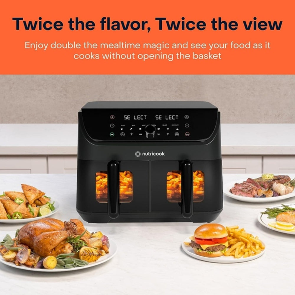 Nutricook Air Fryer Duo 2 Vision 8.5L, NC-AFD185V