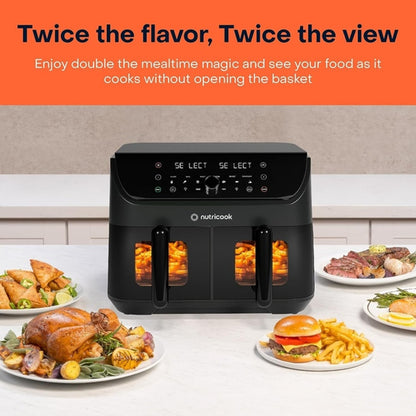 Nutricook Air Fryer Duo 2 Vision 8.5L, NC-AFD185V