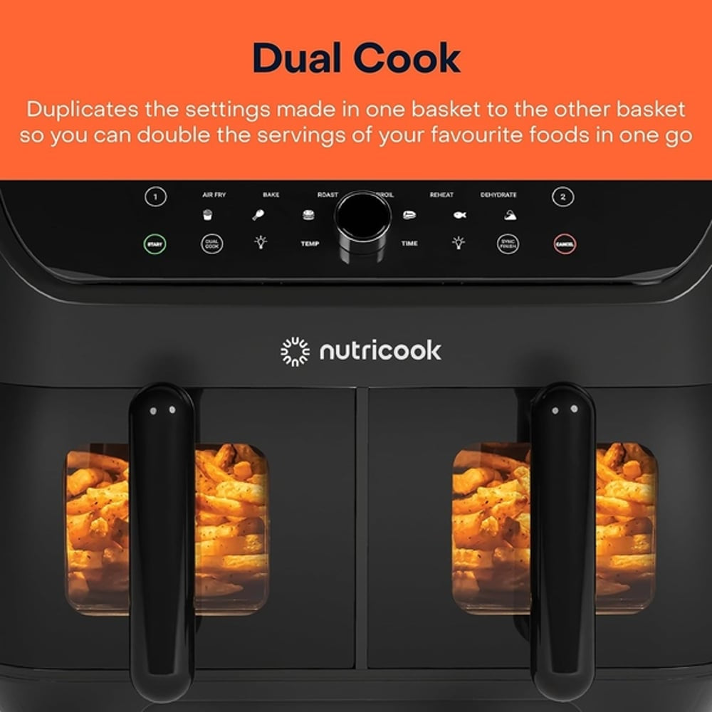 Nutricook Air Fryer Duo 2 Vision 8.5L, NC-AFD185V