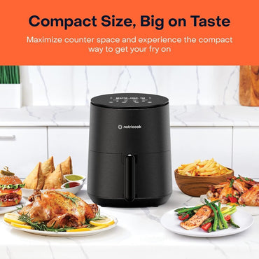 Nutricook, Air Fryer Mini 2 3.3L - Black, NC-AFM033K