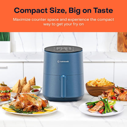 Nutricook Air Fryer Mini 2 3.3L - Blue, NC-AFM033B