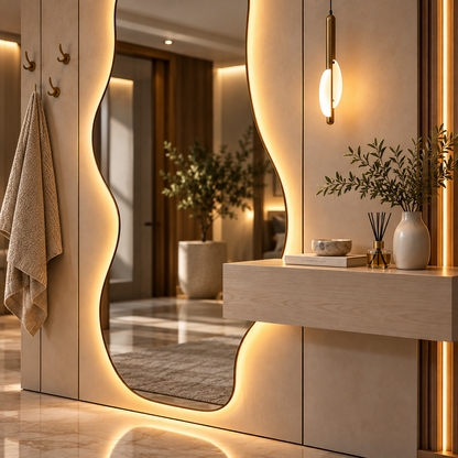LUMIÈRE – Free-Form Mirror with Shadow LED | SDLED