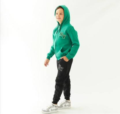 NY, Logo Hoodie & Pant For Boys, Available in Different Sizes