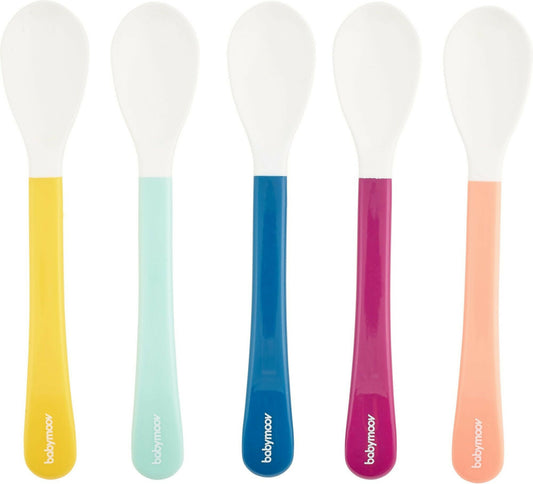 Babymoov, 5 Spoons Multicolors 2Nd Age