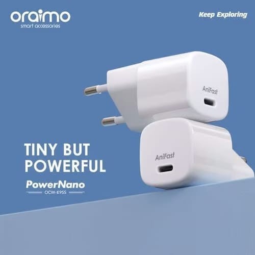 Oraimo, 18W Fast Charging For All With Fast Charge Type-C Cable Ocw-E94D Type-C & Usb Dual Output