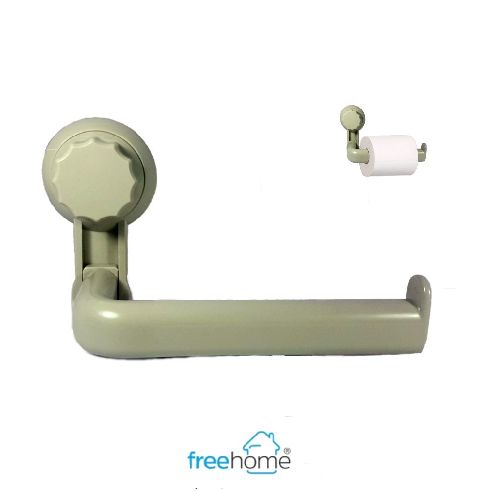 Freecook, Vacuum Toilet Paper Holder, Grey