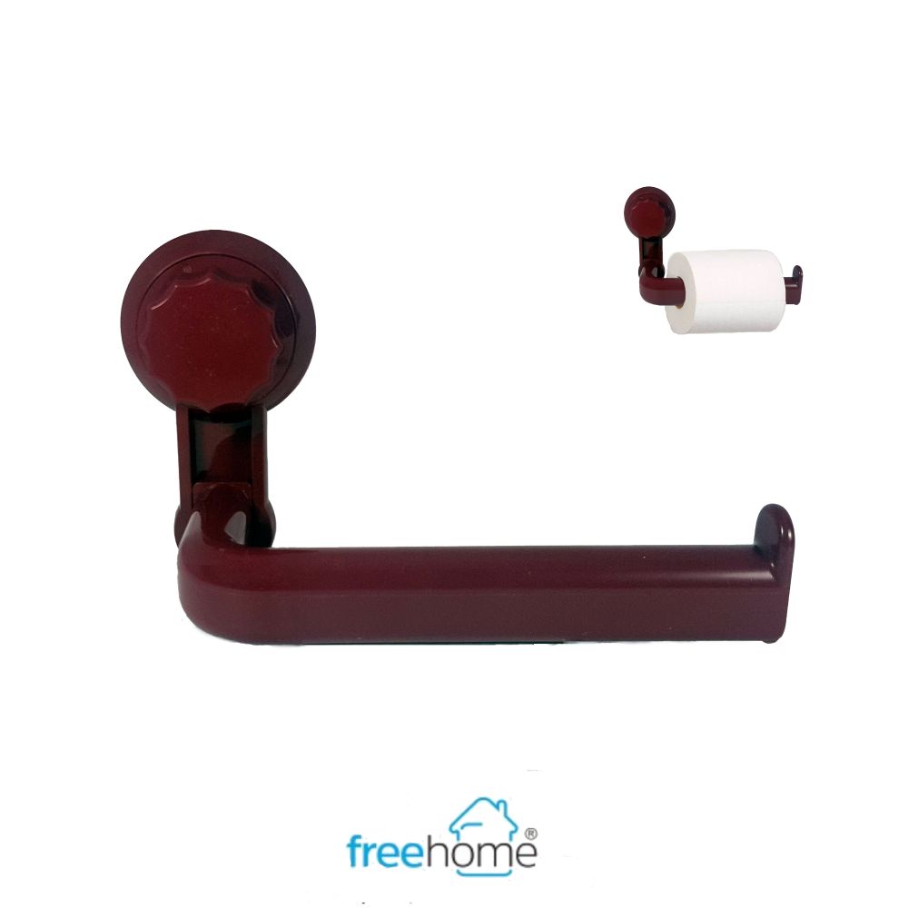 Freecook, Vacuum Toilet Paper Holder, Red