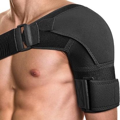 OrthoLife, Shoulder Brace For Men Both Left And Right Arm | Pain Relief Torn Rotator Cuff Compression Support Sleeve Dislocation Stability Immobilizer Stabilizer Bursitis Injury