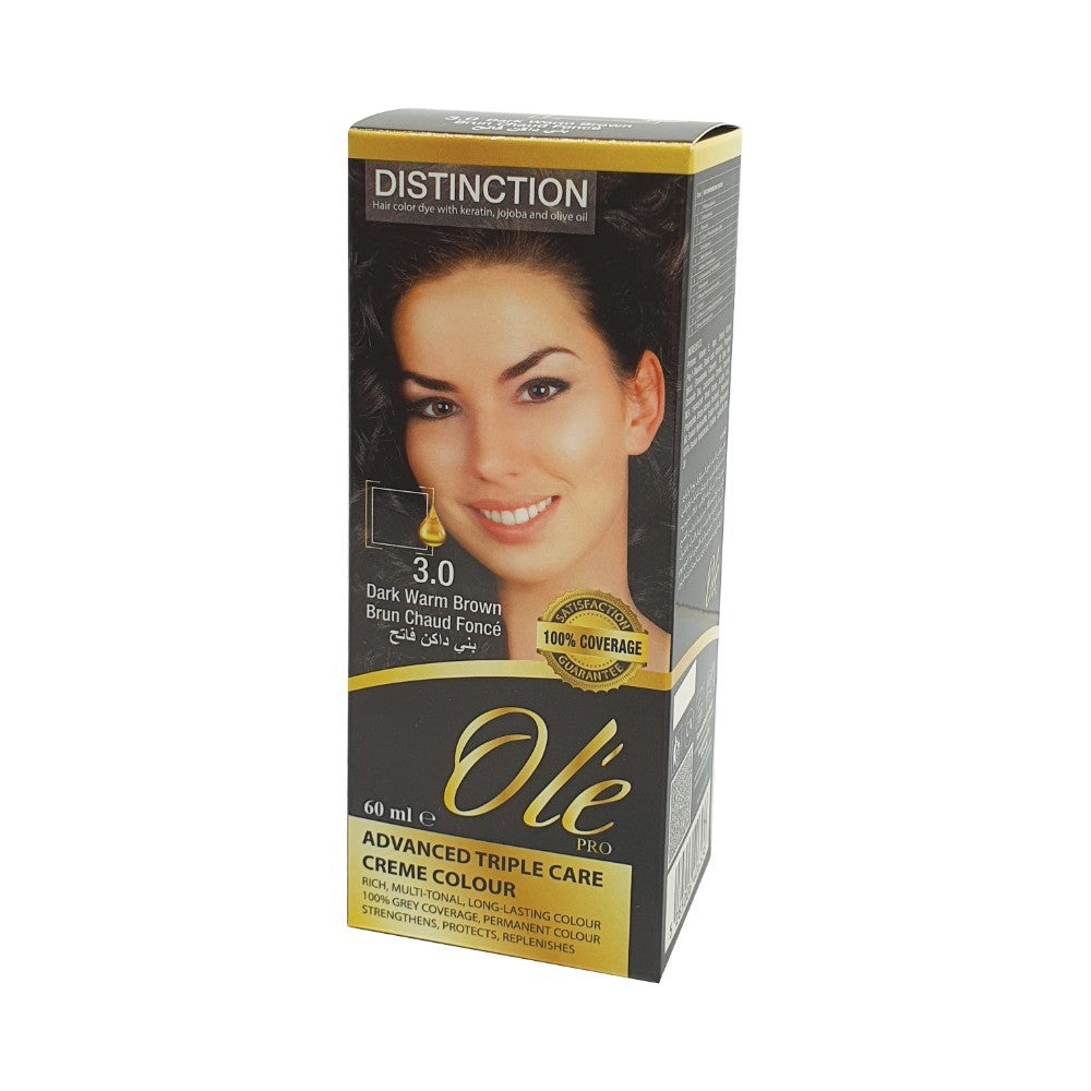 Ole, Kit Pro 60Ml No 3.0 Dark Warm Brown