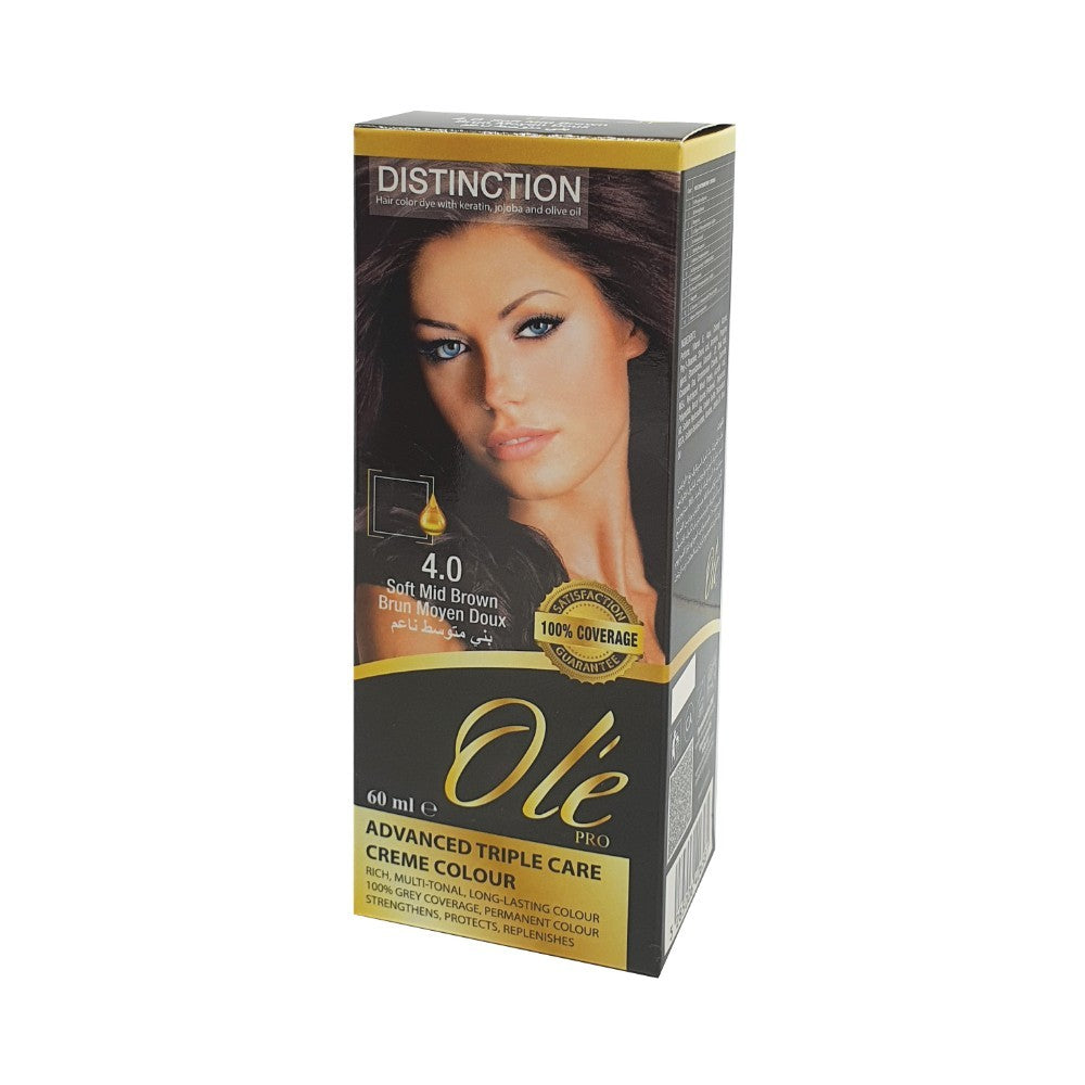 Ole, Kit Pro 60Ml No 4.0 Soft Mid Brown