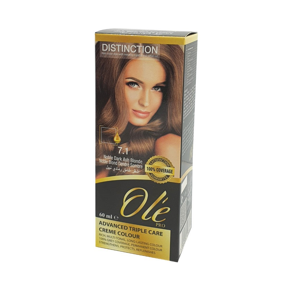 Ole, Kit Pro 60Ml No 7.1 Noble Dark Ash Blonde