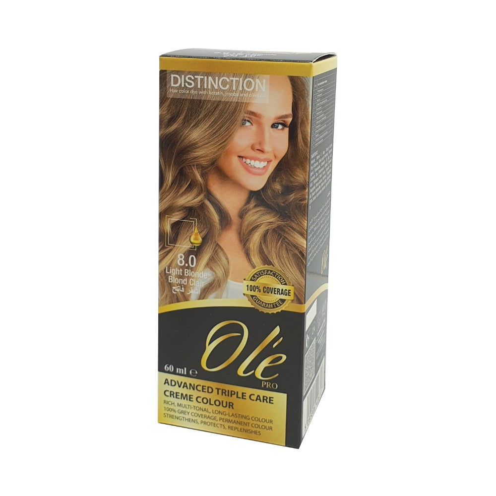 Ole, Kit Pro 60Ml No 8.0 Light Blonde