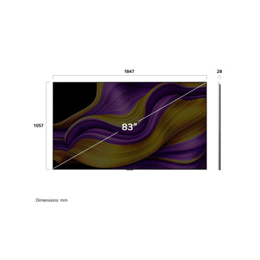 LG OLED 83-Inch Evo AI G5 4K 165Hz Smart TV AI Magic Remote WebOS25, OLED83G56LA