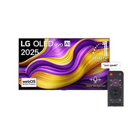 LG OLED 83-Inch Evo AI G5 4K 165Hz Smart TV AI Magic Remote WebOS25, OLED83G56LA