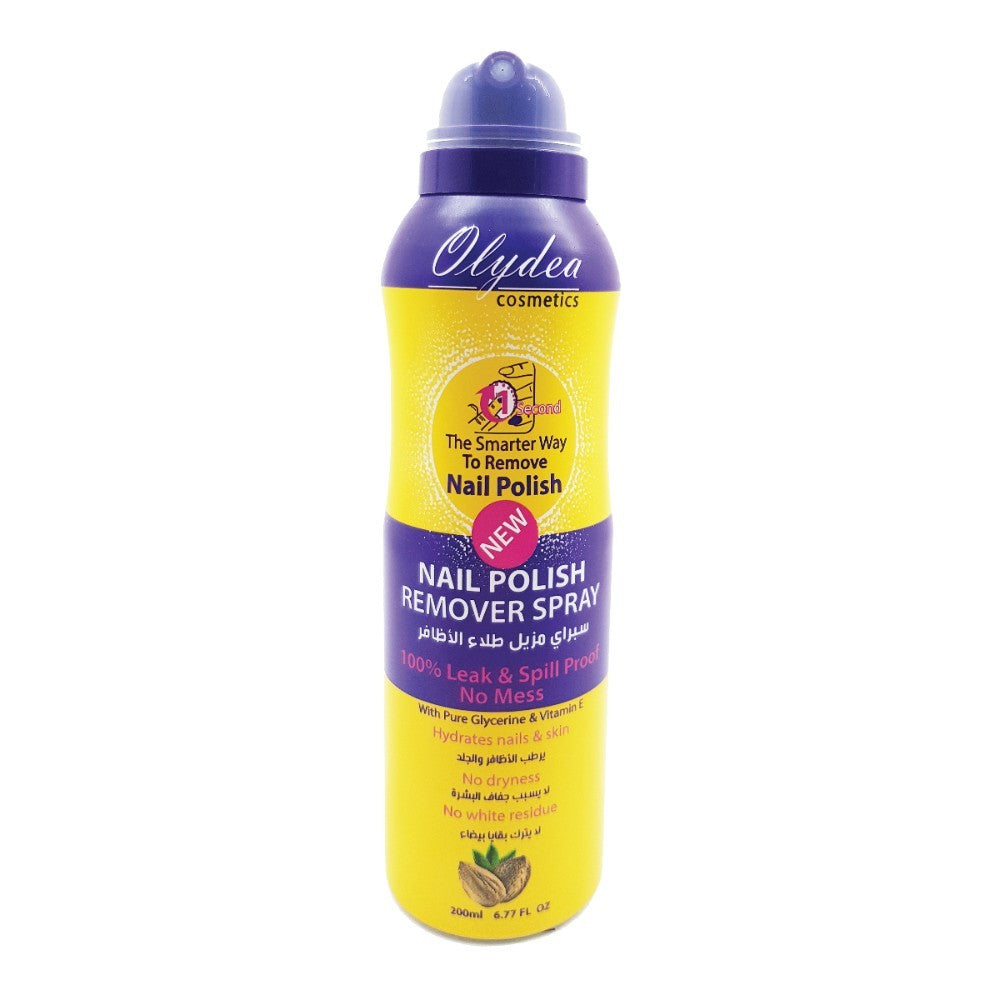 Olydea, Nail Polish Remover Spray 200 Ml Almond Yellow