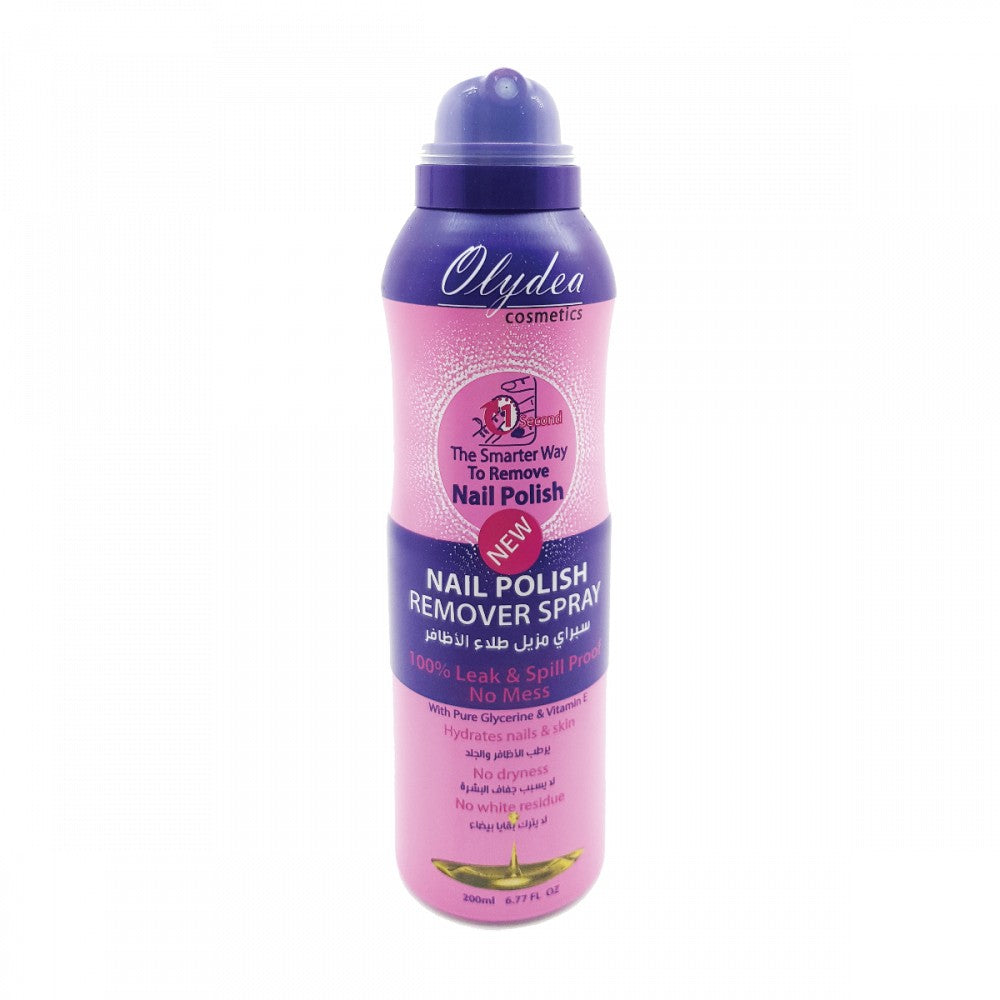 Olydea, Nail Polish Remover Spray 200 Ml Oil Pink