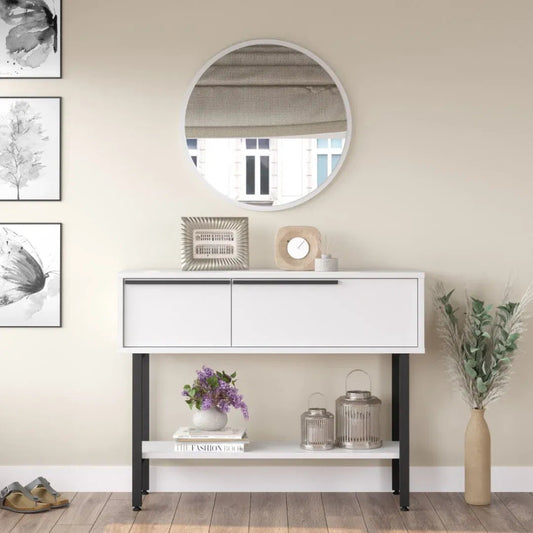 KDesign Dresser - Console [White] HxWxD: 60x60cm - HxWxD: 76x100x29.5cm, ON12-W