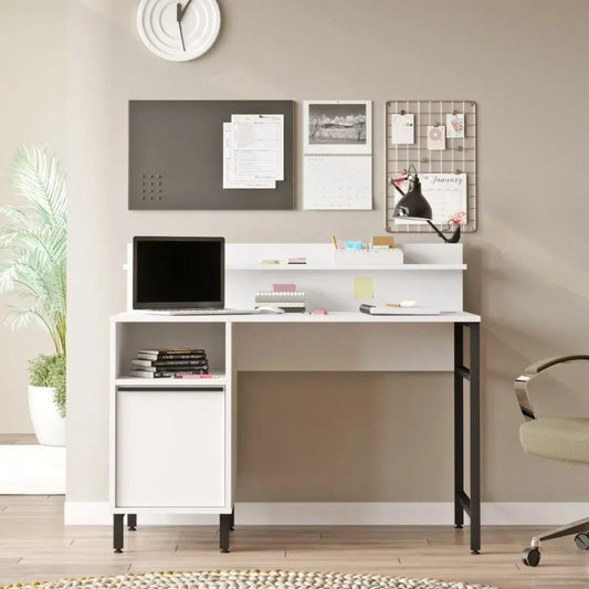 KDesign Study Desk [White] HxWxD: 99.8x120x60cm, ON16-W